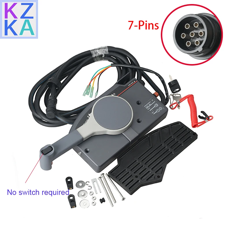 703-48230-22 Outboard Engine Remote Control Box Assy 703-48230 For Yamaha Boat Motor,7 Pins Pull to open 703-48230
703-48230-22 Outboard Engine Remote Control Box Assy 703-48230 For Yamaha Boat Motor,7 Pins Pull to open 703-48230