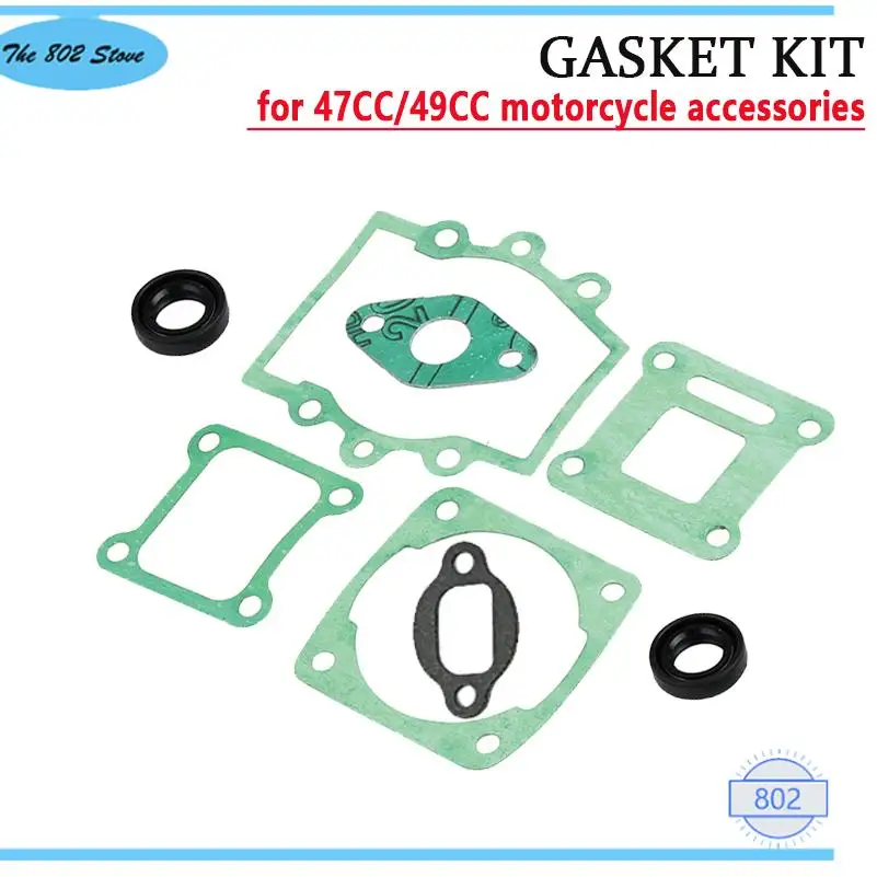 Complete Engine Gasket Set 49cc 2 Stroke For Mini Pocket Bike Dirt Pit Bike Full Paper Gasket Repair Kit
Complete Engine Gasket Set 49cc 2 Stroke For Mini Pocket Bike Dirt Pit Bike Full Paper Gasket Repair Kit