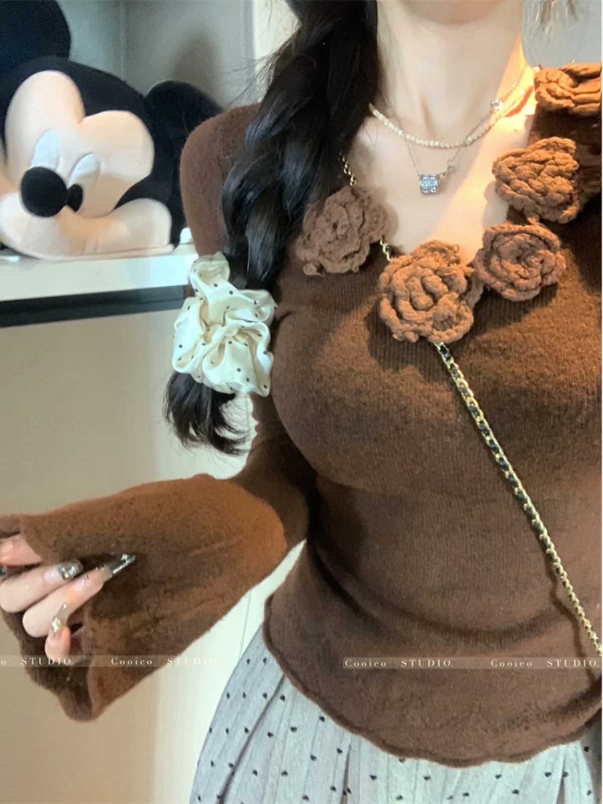 Свитера, джемперы, пуловеры, женские элегантные украшенные многослойные стильные OL, женские деловые работы BF Y2K, профессиональные встречи, поездки на работу
Свитера, джемперы, пуловеры, женские элегантные украшенные многослойные стильные OL, женские деловые работы BF Y2K, профессиональные встречи, поездки на работу