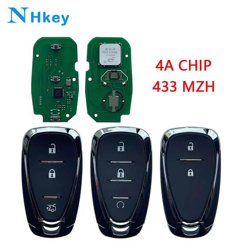 NH key 4A Chip 433MHz 2/3 Buttons Car Fold Remote Key For Chevrolet Orlando JM Trax Tracker
NH key 4A Chip 433MHz 2/3 Buttons Car Fold Remote Key For Chevrolet Orlando JM Trax Tracker