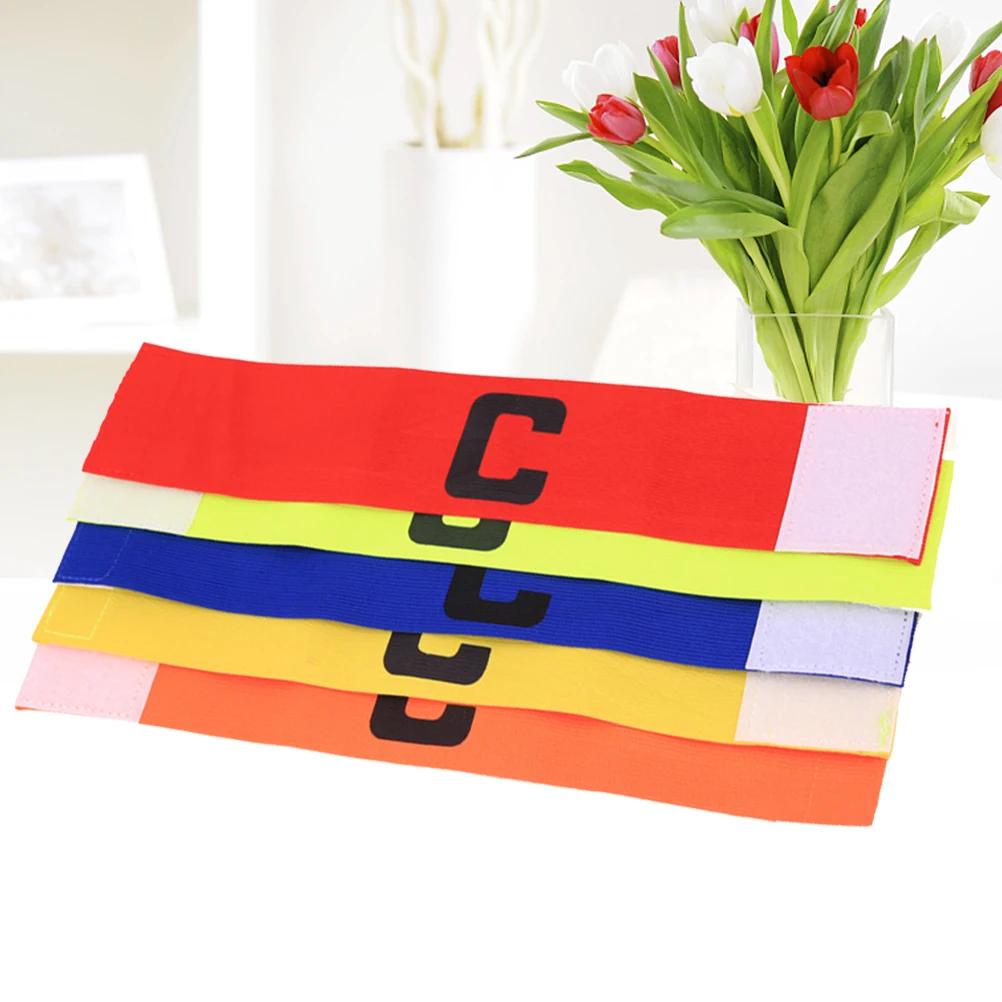 5 Pcs Football Soccer Elastic Captain Armband Adjustable Soccer Rugby Basketball Player Bands 5 Colors
5 Pcs Football Soccer Elastic Captain Armband Adjustable Soccer Rugby Basketball Player Bands 5 Colors