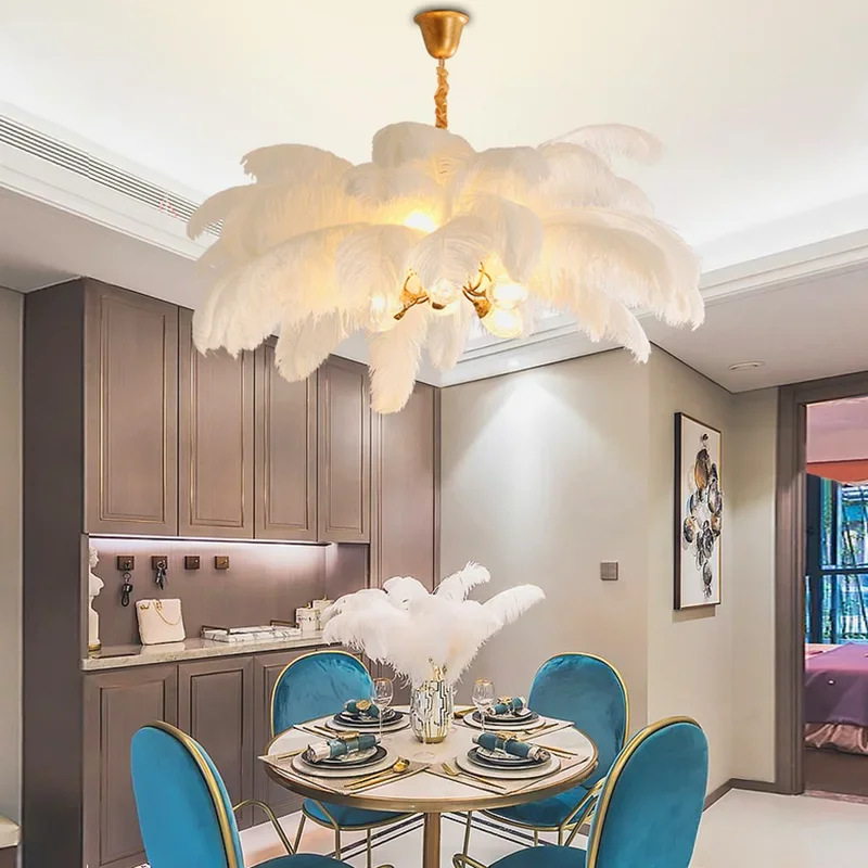Nordic Feather Led Chandelier for Living Dining Room Food Tables Kitchen Bedroom Pendant Lights Home Decor Lusters Luminaires 
Nordic Feather Led Chandelier for Living Dining Room Food Tables Kitchen Bedroom Pendant Lights Home Decor Lusters Luminaires
