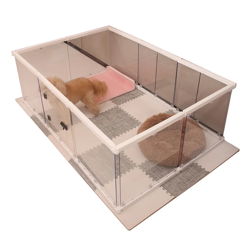 Small Animal Pet Fence Dog Cage Transparent Steel Combination Net for Indoor Balcony Novelty White Pattern
Small Animal Pet Fence Dog Cage Transparent Steel Combination Net for Indoor Balcony Novelty White Pattern