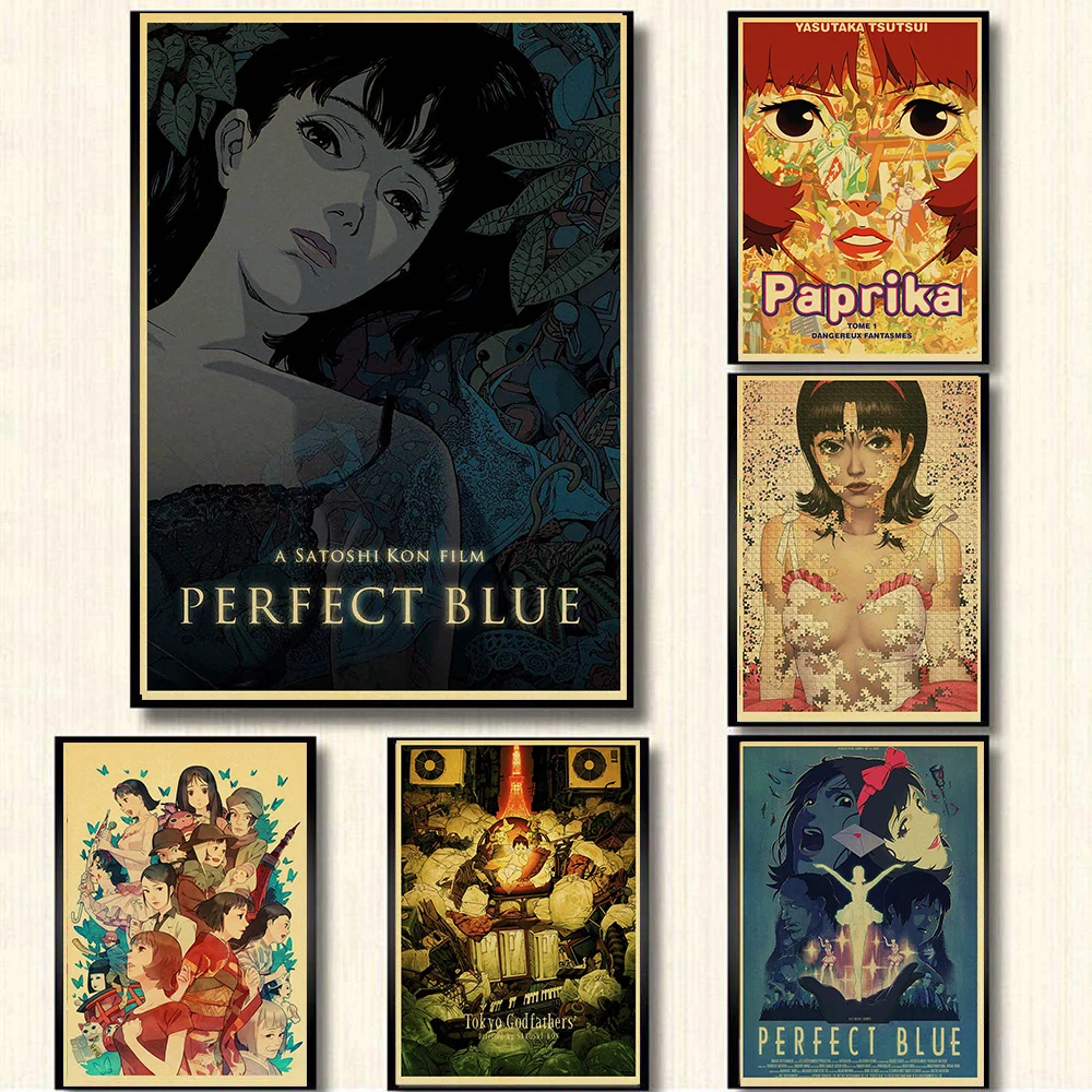 Kon Satoshi Movie Kraft Poster Paprika/Perfect Blue Home Bar Cafe Modern Art Animation Collection Decor Wall Sticker Picture
Kon Satoshi Movie Kraft Poster Paprika/Perfect Blue Home Bar Cafe Modern Art Animation Collection Decor Wall Sticker Picture