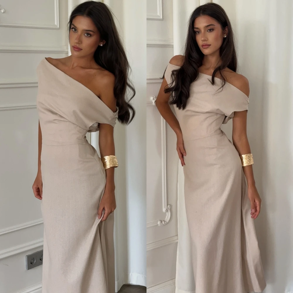 Customized Elegant Boat Neck Short Sleeves Evening Dress High Quality Jersey Prom Dresses Temperament Special Occasion Gowns
Customized Elegant Boat Neck Short Sleeves Evening Dress High Quality Jersey Prom Dresses Temperament Special Occasion Gowns