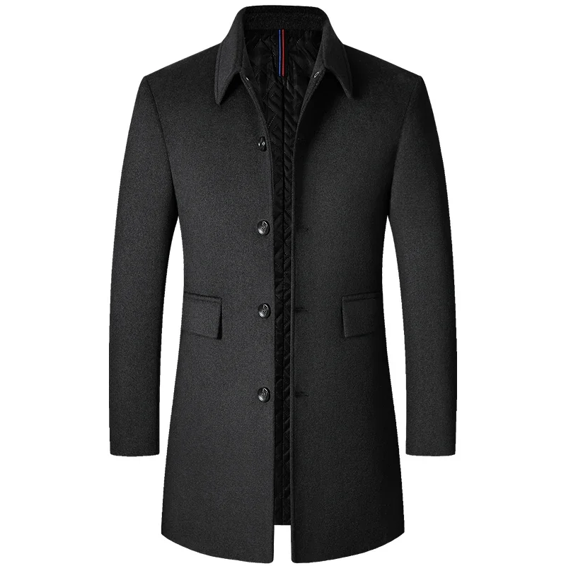 New Boutique Men's Autumn and Winter Comfortable Slim Casual Fashion Gentleman's Wedding To Work Hosting Trend Men's Woolen Coat
New Boutique Men's Autumn and Winter Comfortable Slim Casual Fashion Gentleman's Wedding To Work Hosting Trend Men's Woolen Coat