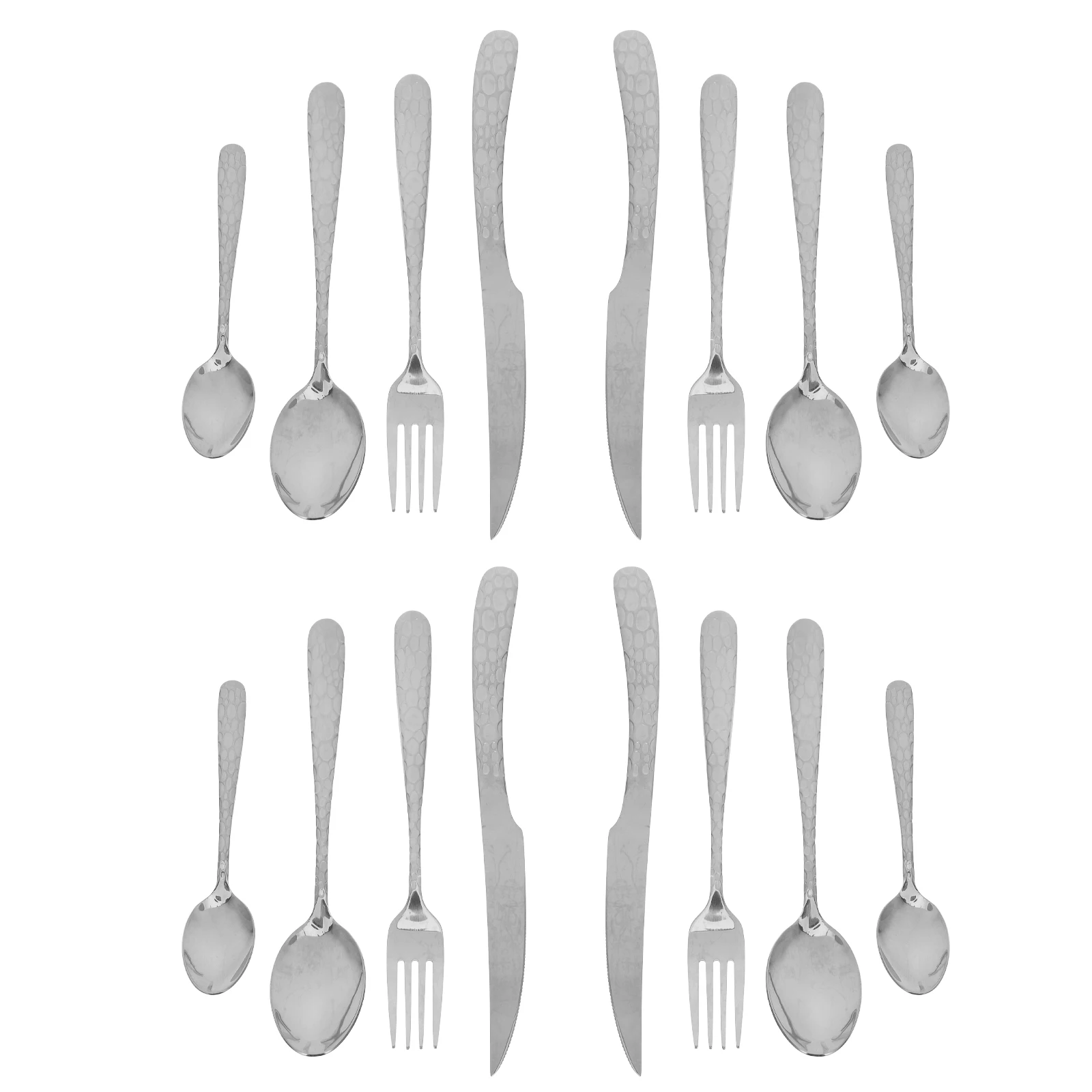 6 Piece Fork Spoons Set Stainless Steel Pattern Elegant Design Reliable Longlasting 
6 Piece Fork Spoons Set Stainless Steel Pattern Elegant Design Reliable Longlasting