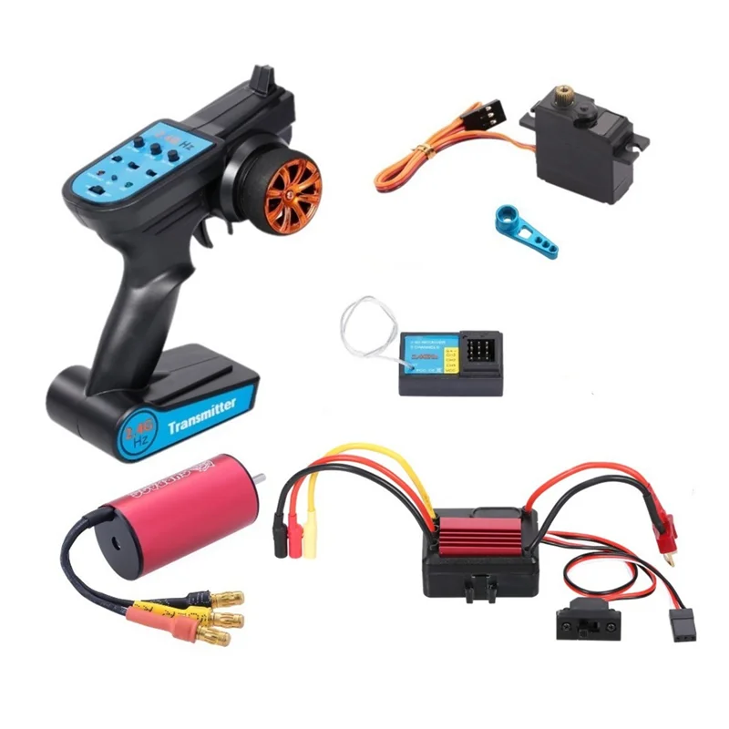 Brushless Upgrade Parts Kit Motor ESC Receiver Transmitter Servo Set for WLtoys A959 A959-B A969-B A979-B 1/18 RC Car
Brushless Upgrade Parts Kit Motor ESC Receiver Transmitter Servo Set for WLtoys A959 A959-B A969-B A979-B 1/18 RC Car