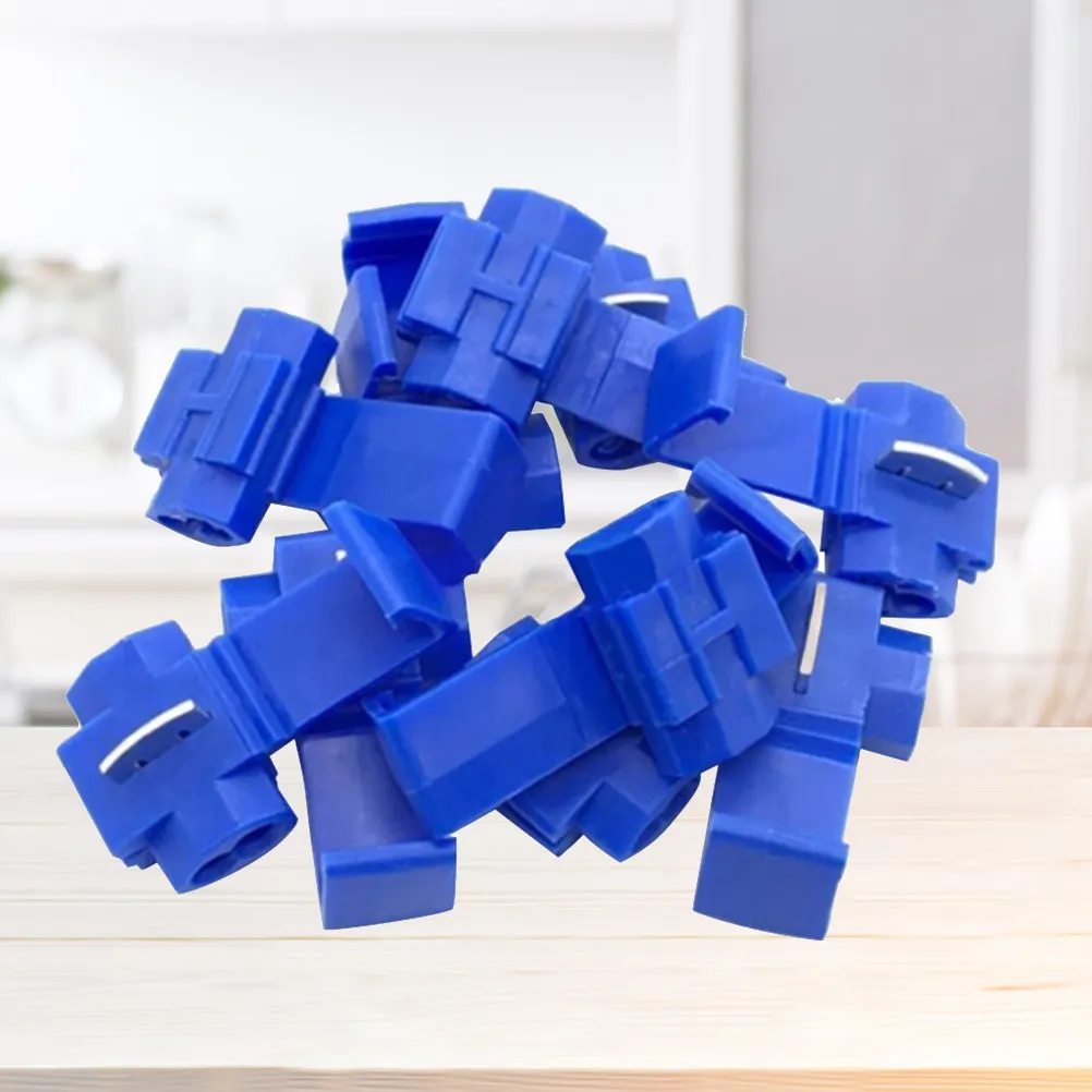 100Pcs Wire Connector Terminals Quick Crimp No-Strip Breakaway Line Terminal Lossless Sub Cable Clamp for Electrical Wiring DIY
100Pcs Wire Connector Terminals Quick Crimp No-Strip Breakaway Line Terminal Lossless Sub Cable Clamp for Electrical Wiring DIY