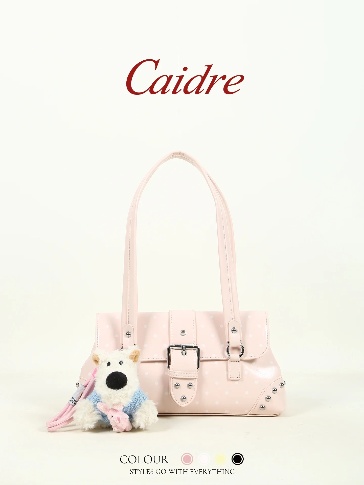 New Arrival Polka Dot Handbag Commuter Single Shoulder Underarm Bag Taste 79 Return Difference Korean Style Soft PU Lea...
New Arrival Polka Dot Handbag Commuter Single Shoulder Underarm Bag Taste 79 Return Difference Korean Style Soft PU Lea...