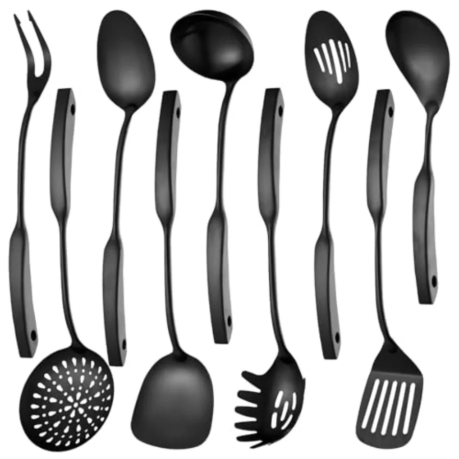 9PCS ware Set for 304 Stainless Steel Kitchen Utensils Set Cooking Utensil Set 15 Inch All Metal Cooking Tools Wok Kitchen Cook
9PCS ware Set for 304 Stainless Steel Kitchen Utensils Set Cooking Utensil Set 15 Inch All Metal Cooking Tools Wok Kitchen Cook