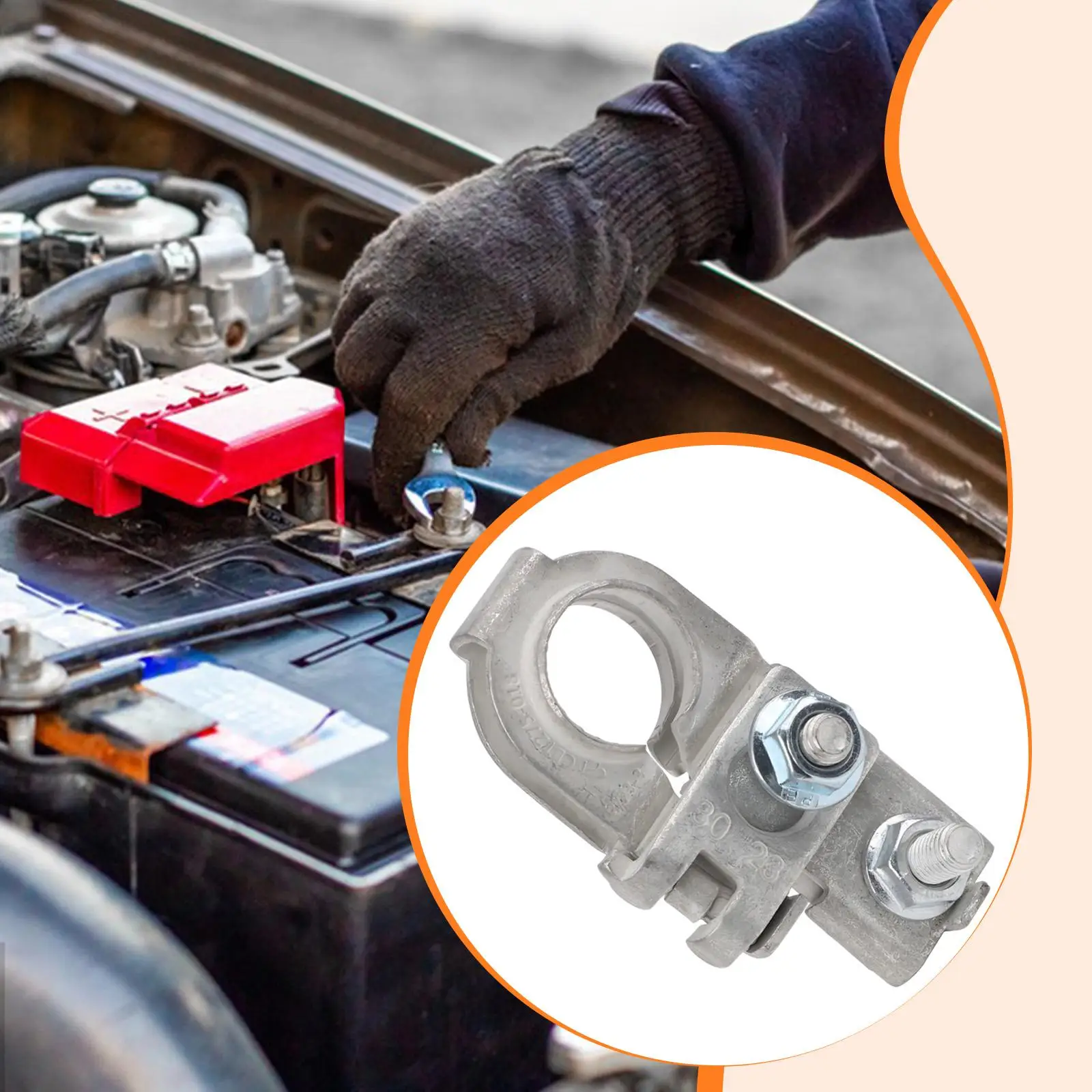 Battery Terminal Premium Connector, Automotive Accessories Top Post Positive for Hyundai Soul 2017-2019 Veloster 2015-2017
Battery Terminal Premium Connector, Automotive Accessories Top Post Positive for Hyundai Soul 2017-2019 Veloster 2015-2017