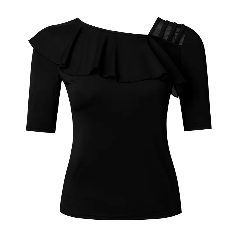 Новый топ для современного танца, новые оборки с v-образным вырезом для женщин и взрослых, национальный стандарт, одежда для социальных танцев, тренировочная бальная рубашка для выступлений
Новый топ для современного танца, новые оборки с v-образным вырезом для женщин и взрослых, национальный стандарт, одежда для социальных танцев, тренировочная бальная рубашка для выступлений