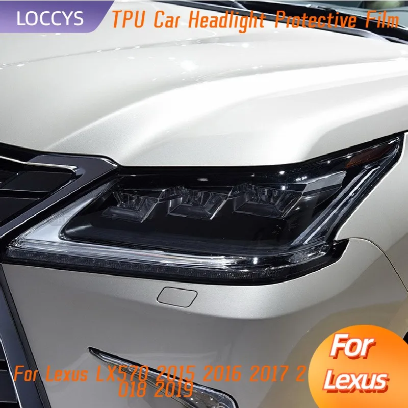 For Lexus LX570 2015 2016 2017 2018 2019 Car Headlight Protection Tint Film Smoke Black TPU Transparent Sticker Accessories
For Lexus LX570 2015 2016 2017 2018 2019 Car Headlight Protection Tint Film Smoke Black TPU Transparent Sticker Accessories