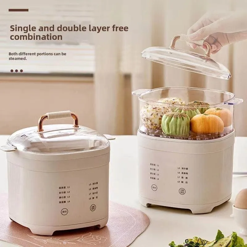 Egg Cooker Egg Steamer Button Control 300W Small Household Electric Hot Pot Porridge Cooking Multi-Functional Pot Dormitory
Egg Cooker Egg Steamer Button Control 300W Small Household Electric Hot Pot Porridge Cooking Multi-Functional Pot Dormitory