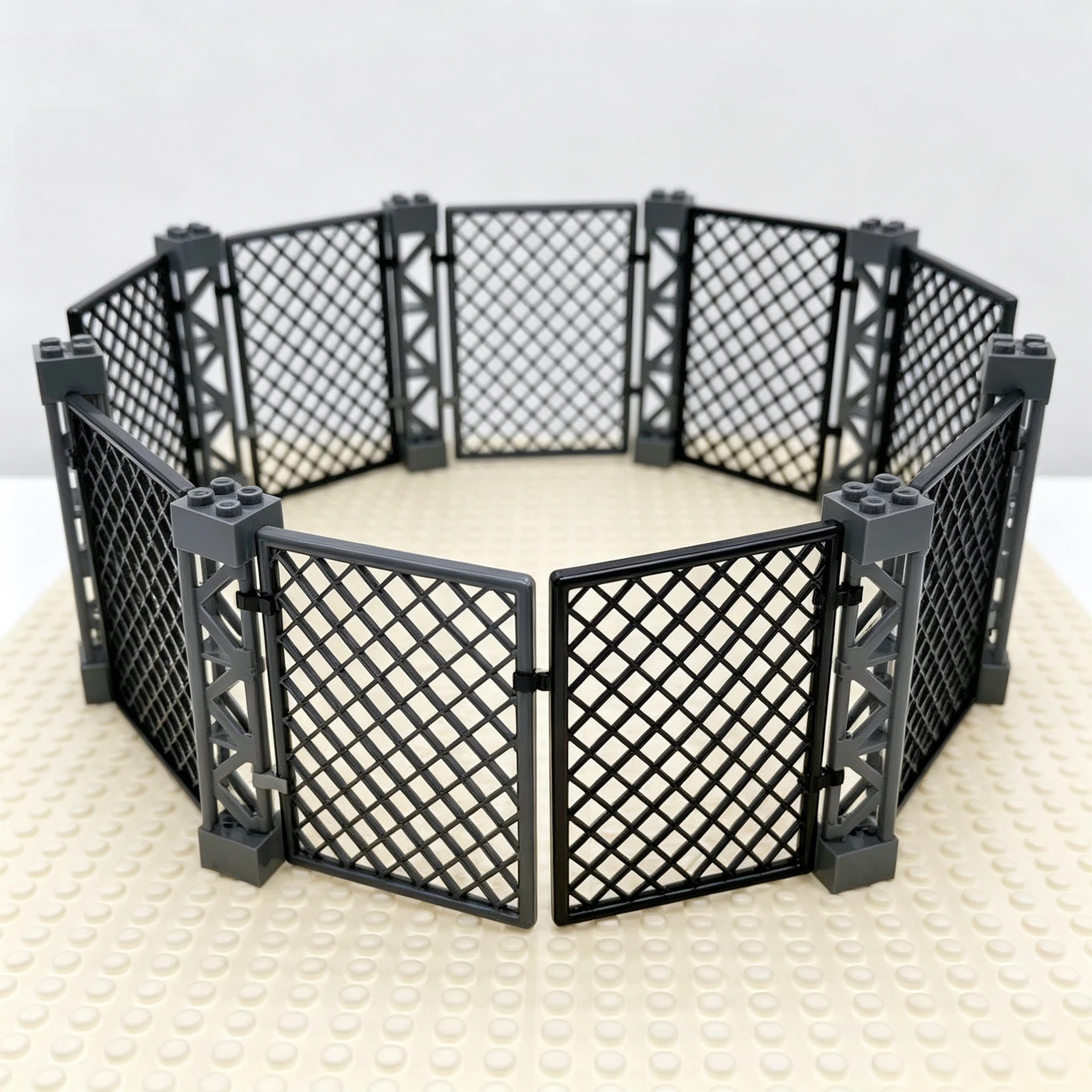 58827 MOC DIY WW2 Military Base Barbed Wire Fence Mesh Isolation Net for City SWAT Building Blocks Model Bricks
58827 MOC DIY WW2 Military Base Barbed Wire Fence Mesh Isolation Net for City SWAT Building Blocks Model Bricks
