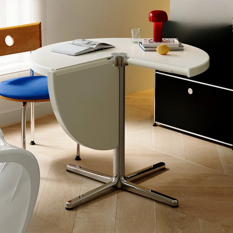 Folding round table office household small apartment dining table multi-functional table
Folding round table office household small apartment dining table multi-functional table