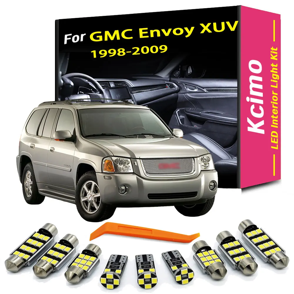 Для GMC Envoy XUV 1998-2009 комплект светодиодных внутренних дверных фонарей, освещение для ног, супер яркая вилка автомобильного окружающего освещения
Для GMC Envoy XUV 1998-2009 комплект светодиодных внутренних дверных фонарей, освещение для ног, супер яркая вилка автомобильного окружающего освещения