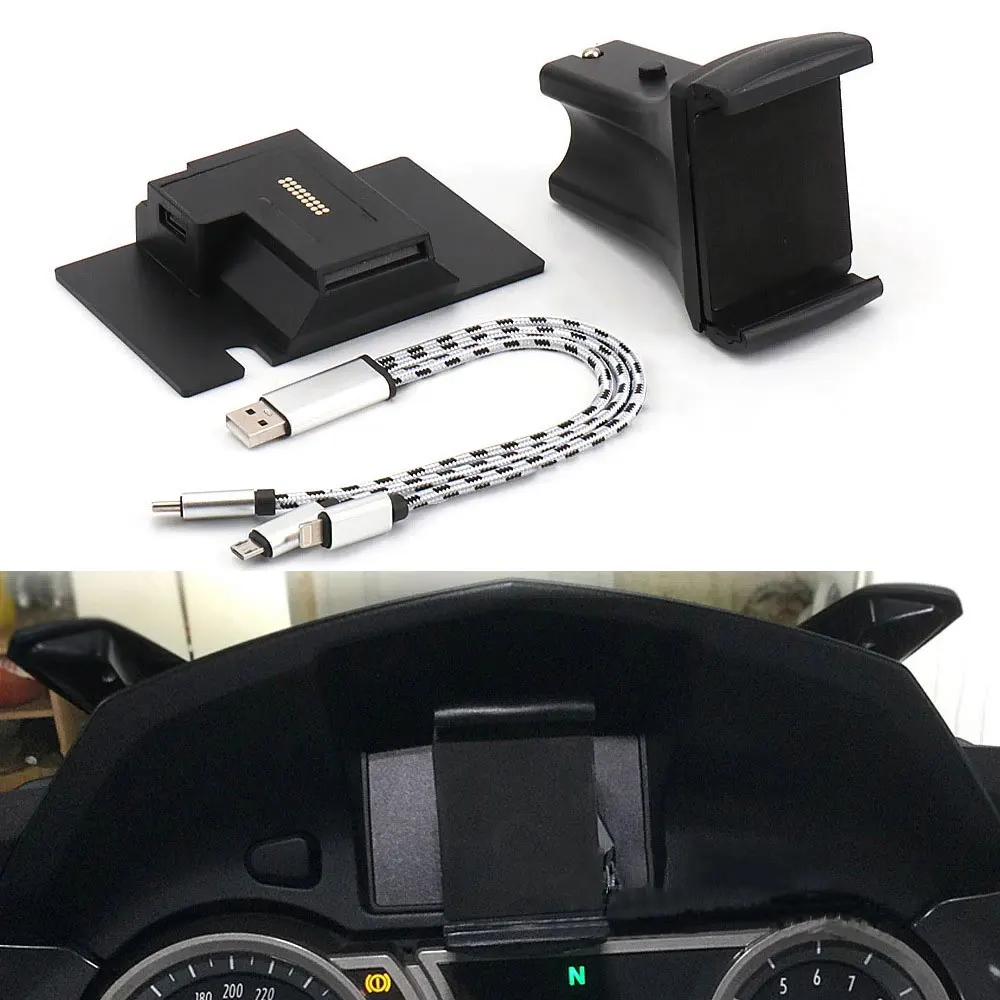 Motorcycle Black Front Phone Stand Holder Navigaton Plate Bracket For BMW K1600GTL K1600GT K1600B 2011-2020 2016 -2019
Motorcycle Black Front Phone Stand Holder Navigaton Plate Bracket For BMW K1600GTL K1600GT K1600B 2011-2020 2016 -2019