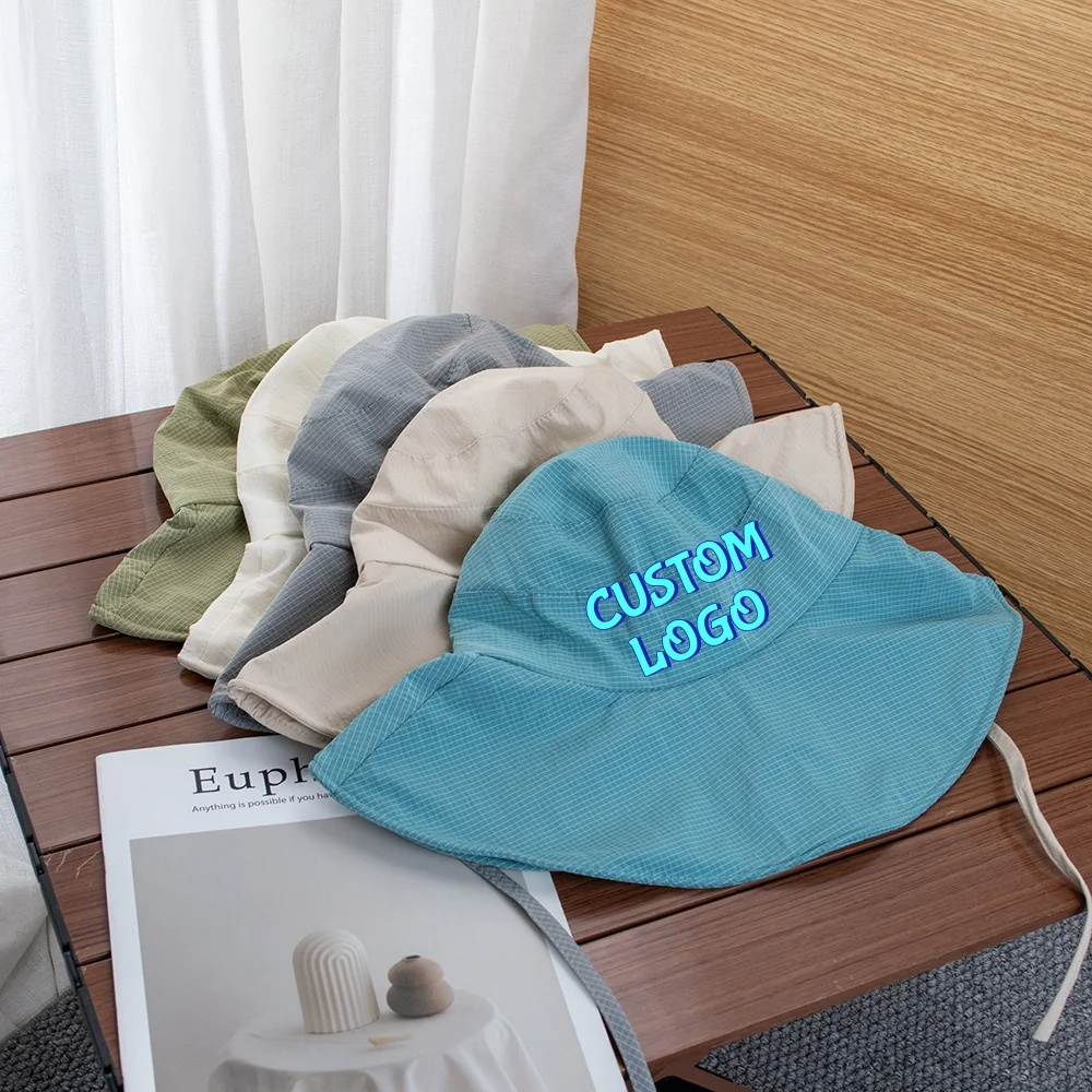 Customizable Wide Brim Quick Dry Sun Bucket Hat, Custom Logo Outdoor UV Protection, Large Brim Fisherman Cap for Women Men
Customizable Wide Brim Quick Dry Sun Bucket Hat, Custom Logo Outdoor UV Protection, Large Brim Fisherman Cap for Women Men