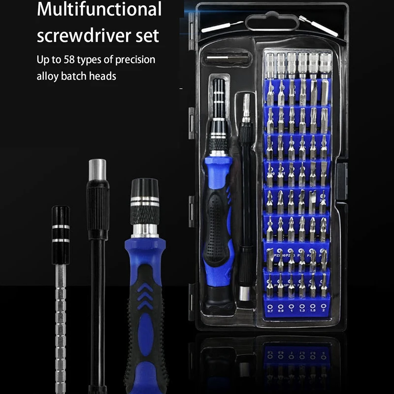 58-In-1 Screwdriver Set, Watch Mobile Phone Repair Multi-Function Wholesale Precision Screwdriver Tool Kit
58-In-1 Screwdriver Set, Watch Mobile Phone Repair Multi-Function Wholesale Precision Screwdriver Tool Kit