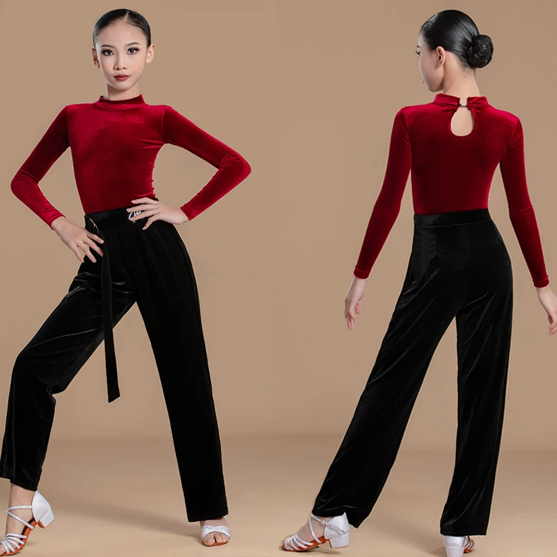 2024 New Latin Dance Suit Girls Autumn Winter Long Sleeve Practice Suit Professional Training Performance Suit Trousers Set
2024 New Latin Dance Suit Girls Autumn Winter Long Sleeve Practice Suit Professional Training Performance Suit Trousers Set