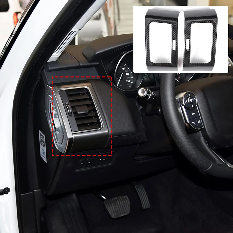 2 шт. настоящее углеродное волокно для Land Rover Range Rover Sport 2014-2022, центральное управление автомобиля, боковая рамка для воздуховыпускного отверстия, наклейка, аксессуары
2 шт. настоящее углеродное волокно для Land Rover Range Rover Sport 2014-2022, центральное управление автомобиля, боковая рамка для воздуховыпускного отверстия, наклейка, аксессуары