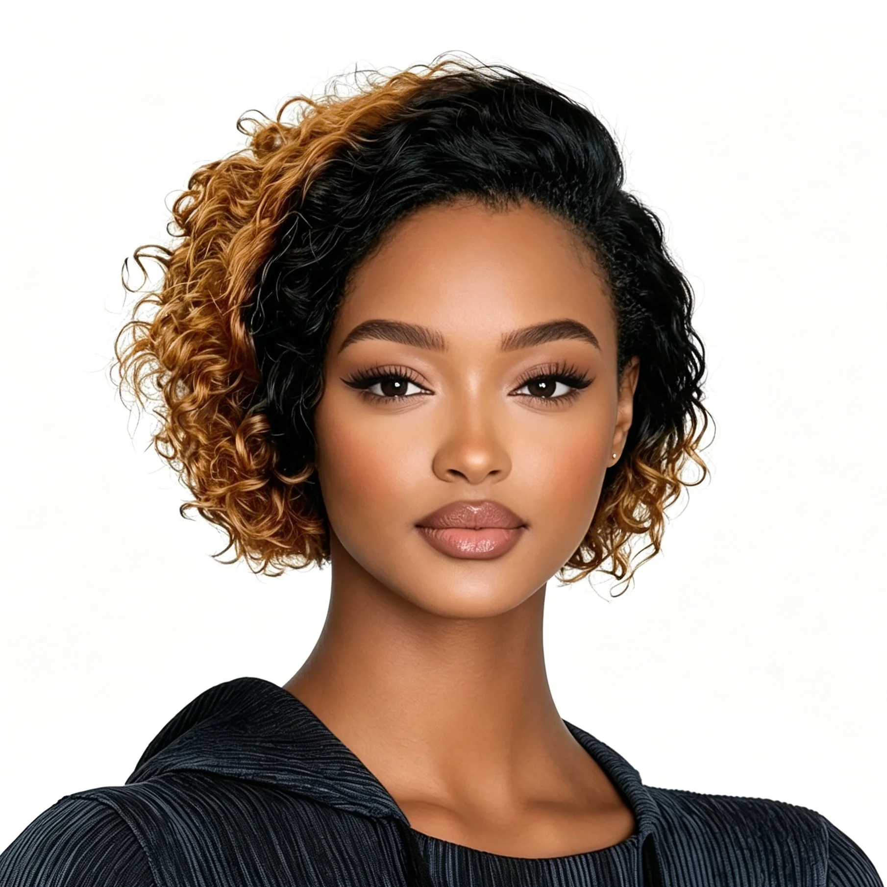13x4 Lace Front Wig Human Hair Short Pixie Cut Curly Natural Soft Wig with Transparent Lace for Women
13x4 Lace Front Wig Human Hair Short Pixie Cut Curly Natural Soft Wig with Transparent Lace for Women