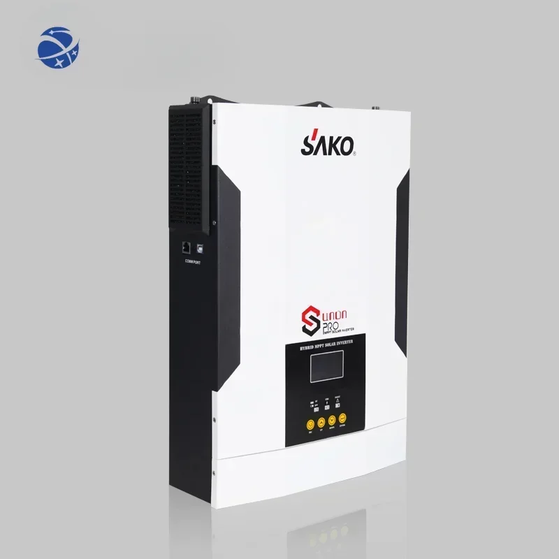 Sako Sunon Pro 3Kw 5.5kw 100A Mppt Power Charger Controller Pure Sine Wave Inverter Off Grid 5Kw Hybrid Solar Inverter
Sako Sunon Pro 3Kw 5.5kw 100A Mppt Power Charger Controller Pure Sine Wave Inverter Off Grid 5Kw Hybrid Solar Inverter