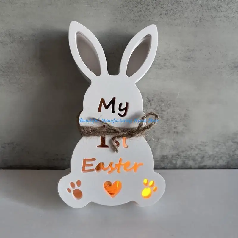 E56A Home Decoration Mold Silicone Ornament Making Mould Easter Rabbit Shaped Candlestick Mould Jewelry Crafting Tool
E56A Home Decoration Mold Silicone Ornament Making Mould Easter Rabbit Shaped Candlestick Mould Jewelry Crafting Tool