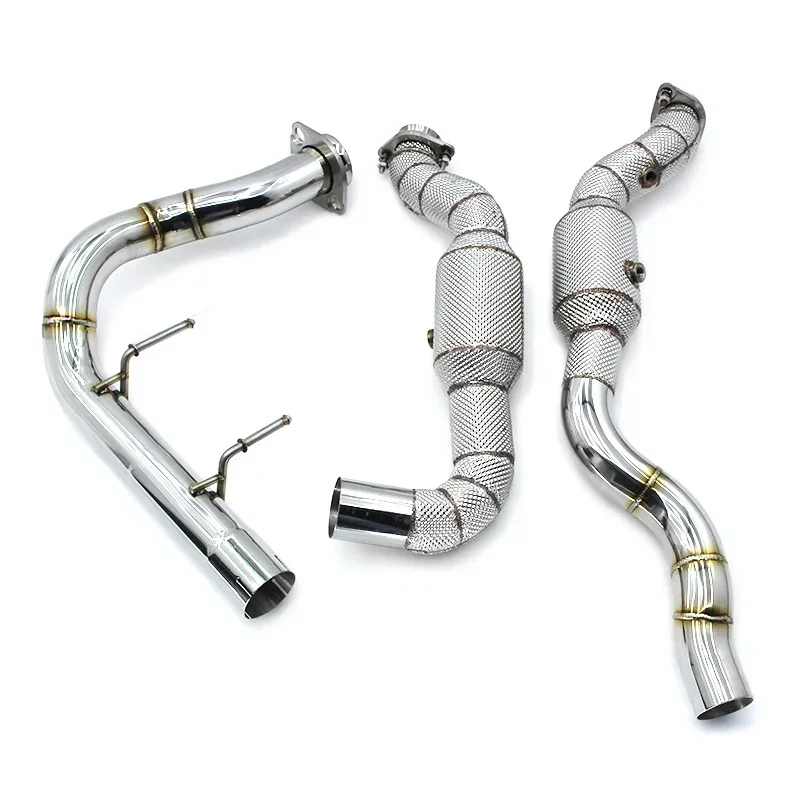 Section High flow Pipes Exhaust Pipes branch downpipe Exhaust Pipe with F150 SVT RAPTOR 3.5TT
Section High flow Pipes Exhaust Pipes branch downpipe Exhaust Pipe with F150 SVT RAPTOR 3.5TT