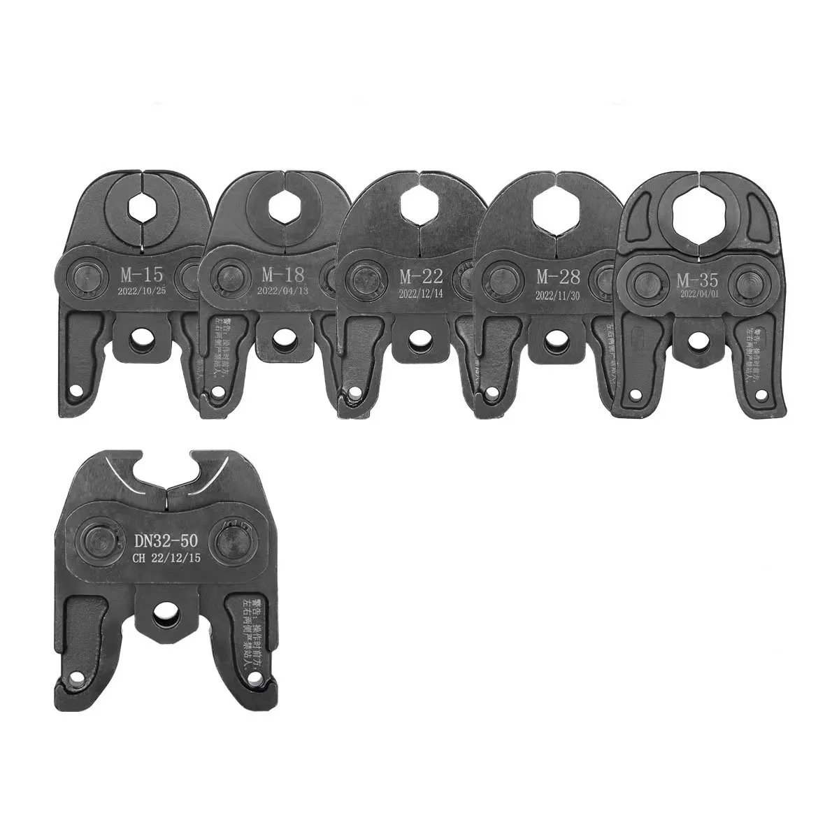M15-35 DN32-50 Crimp Tool Copper Tube PEX Tube Hydraulic Tool Dies(one Pcs) 
M15-35 DN32-50 Crimp Tool Copper Tube PEX Tube Hydraulic Tool Dies(one Pcs)