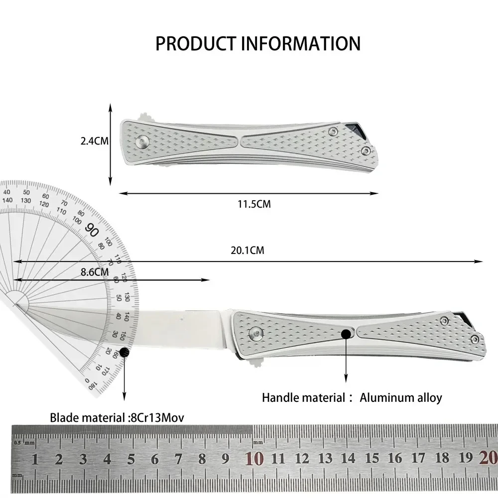 CR 7530 Crossbones Outdoor Carrying Knife 8Cr13Mov Blade Aluminium Handle EDC Camping Hiking Survival Rescue Practical Tools
CR 7530 Crossbones Outdoor Carrying Knife 8Cr13Mov Blade Aluminium Handle EDC Camping Hiking Survival Rescue Practical Tools