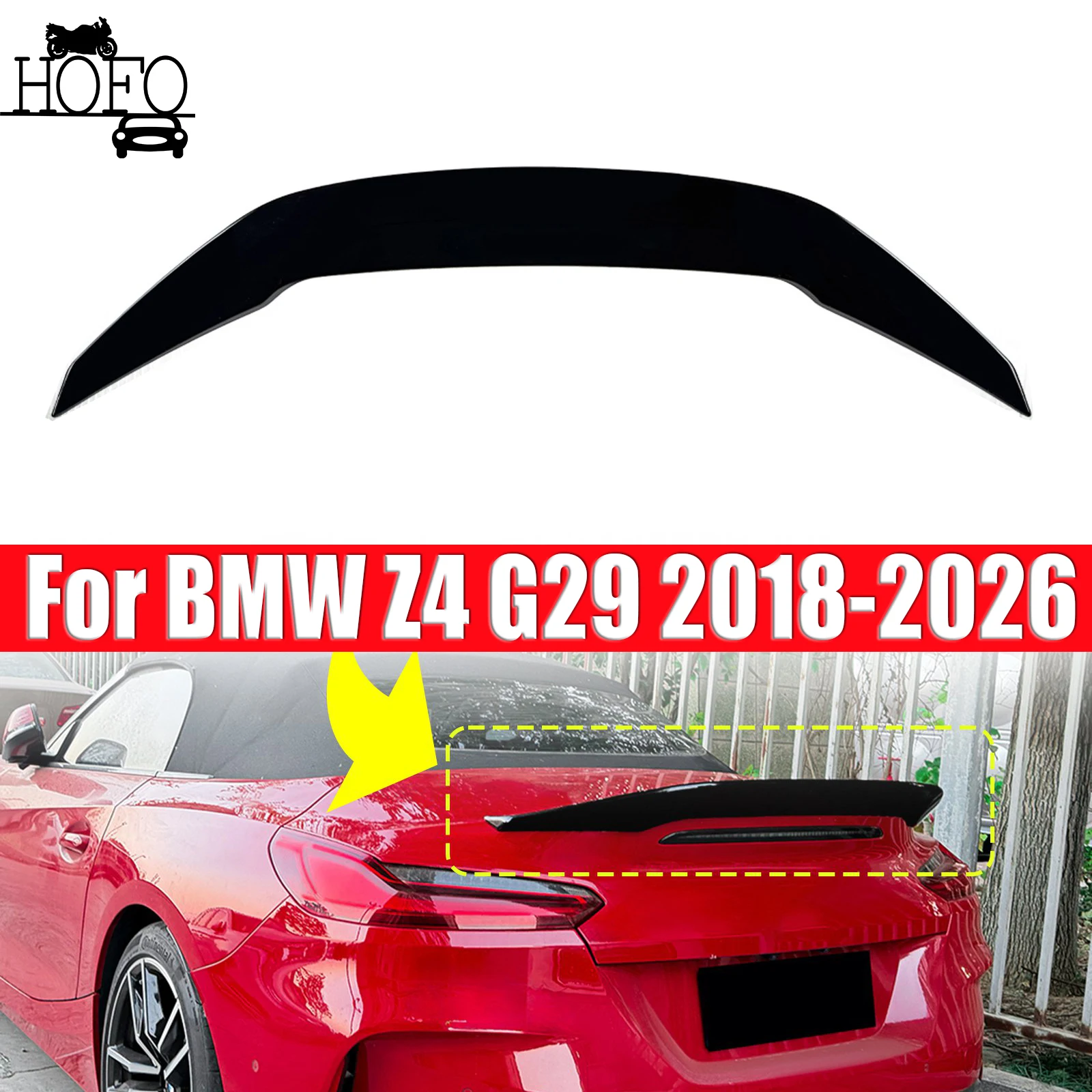 1PCS/1SET Tail Spoiler Wing Rear Trunk Lid Lip For BMW Z4 G29 2018-2026
1PCS/1SET Tail Spoiler Wing Rear Trunk Lid Lip For BMW Z4 G29 2018-2026