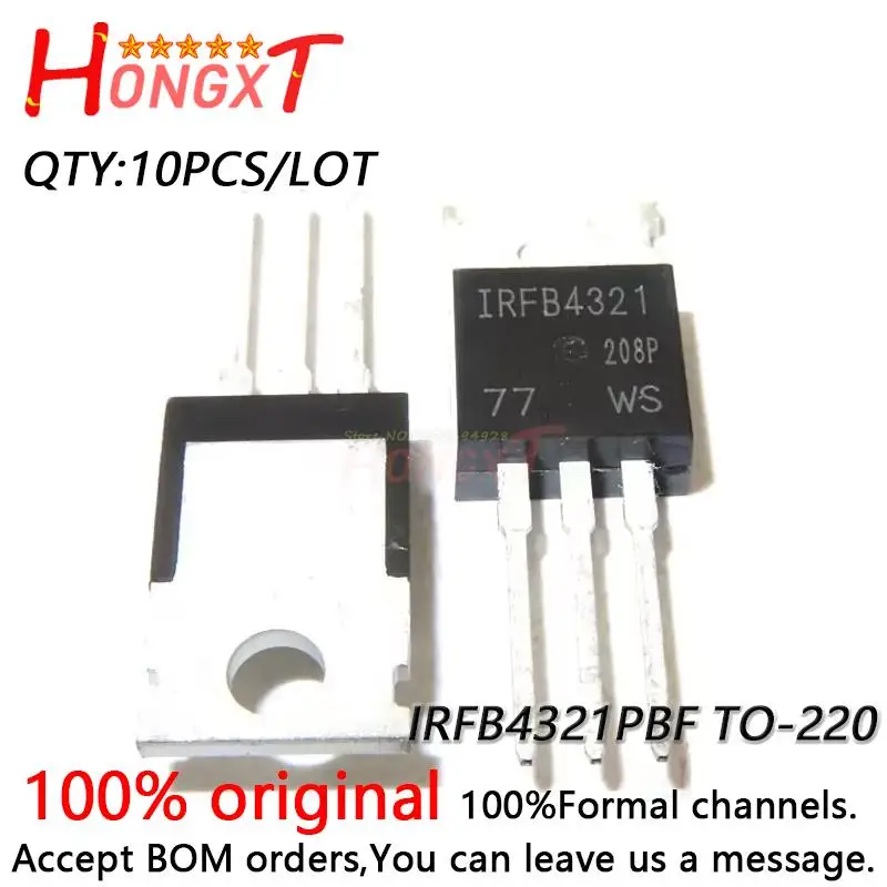 10 шт. 100% новый оригинальный IRFB4321 IRFB4321PBF TO-220 N-канальный МОП-транзистор 83A 150 В.
10 шт. 100% новый оригинальный IRFB4321 IRFB4321PBF TO-220 N-канальный МОП-транзистор 83A 150 В.