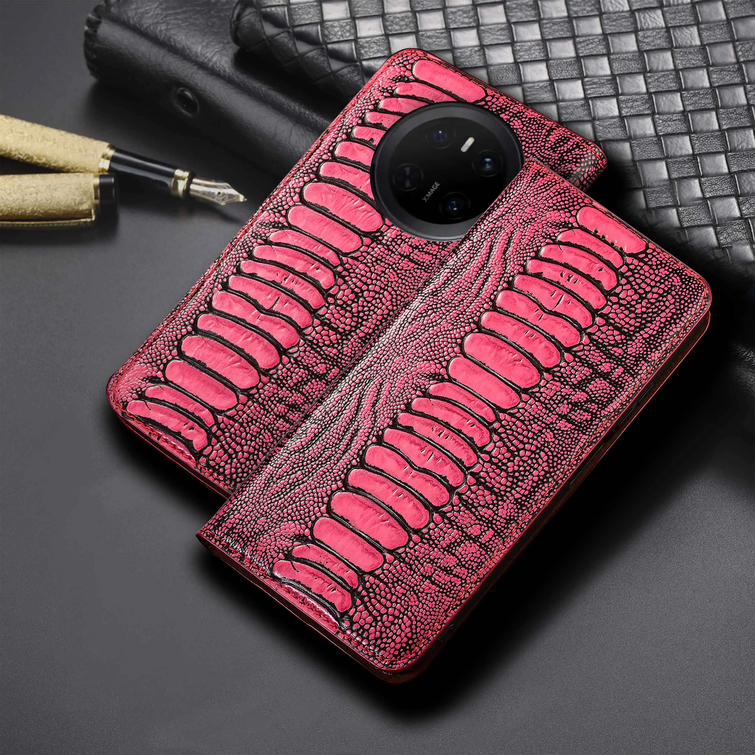 Для HuaWei Mate 9 10 20 20X 30 40 50 60 70 4G 5G Pro Lite Plus RSR Страусиные ноги с узором из натуральной кожи, раскладной чехол для телефона из воловьей кожи 
Для HuaWei Mate 9 10 20 20X 30 40 50 60 70 4G 5G Pro Lite Plus RSR Страусиные ноги с узором из натуральной кожи, раскладной чехол для телефона из воловьей кожи