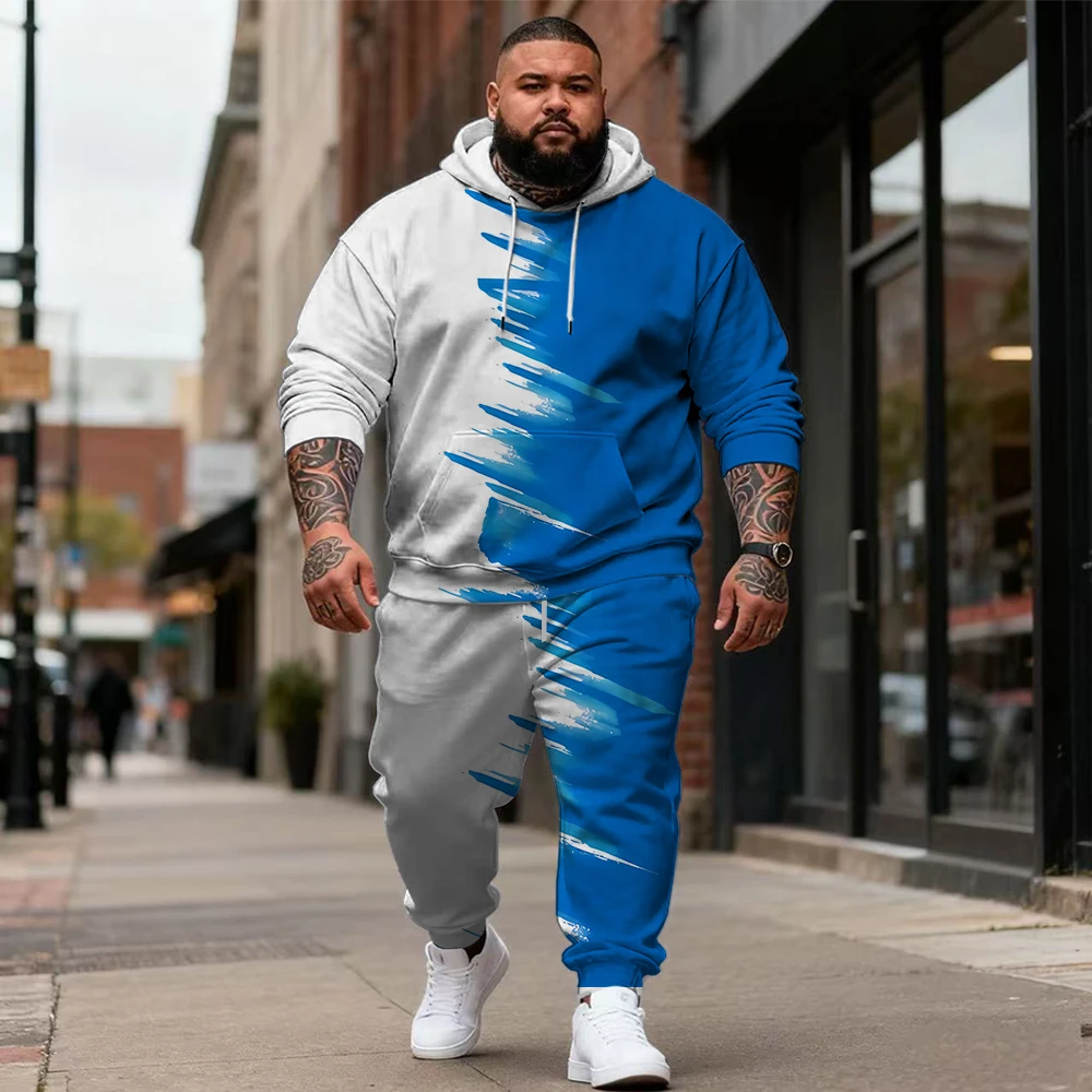 S-9xl plus size Men's Hoodie Set: Graffiti Vibe - 2-Piece Street-Chic, Soft Warm Fabric, Vibrant Spray-Paint Prints,
S-9xl plus size Men's Hoodie Set: Graffiti Vibe - 2-Piece Street-Chic, Soft Warm Fabric, Vibrant Spray-Paint Prints,