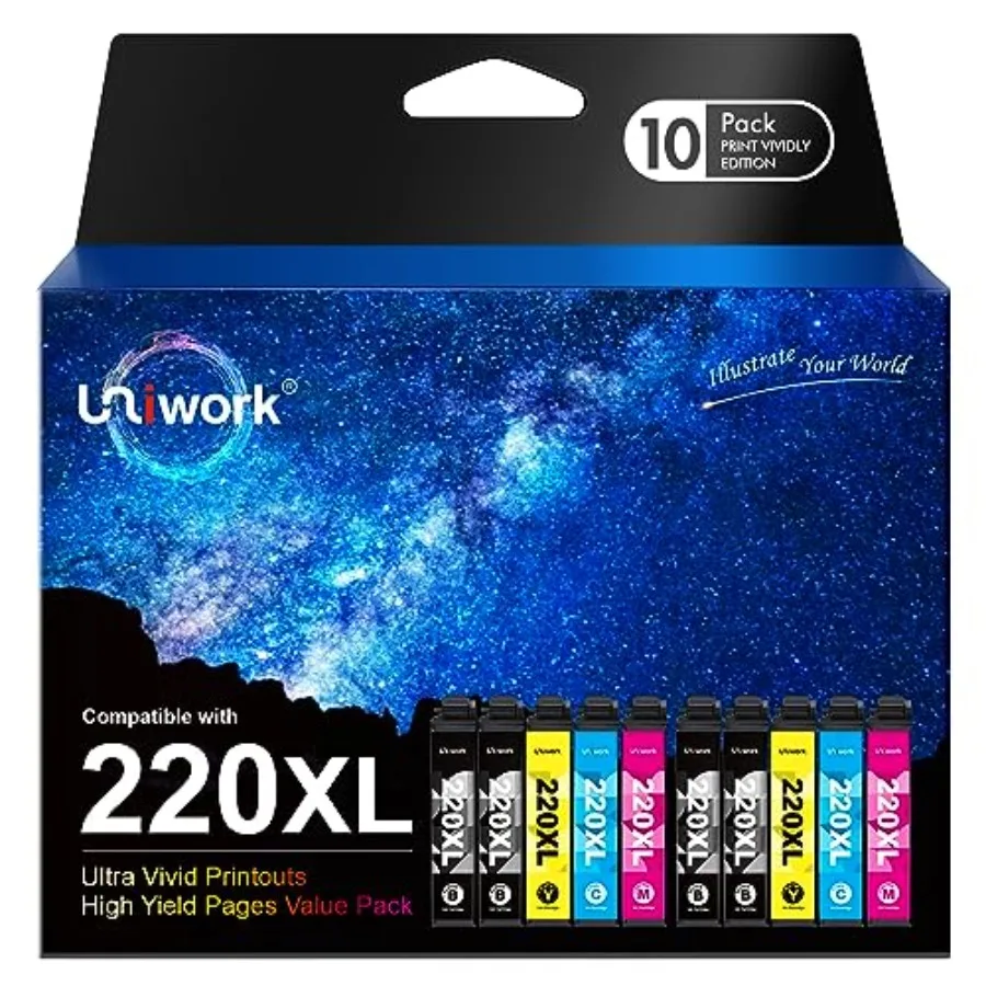 220XL Ink Cartridge Remanufactured 220XL Ink Cartridge Replacement for Epson 220 XL 220XL T220XL use for Workforce WF-2750 WF-2
220XL Ink Cartridge Remanufactured 220XL Ink Cartridge Replacement for Epson 220 XL 220XL T220XL use for Workforce WF-2750 WF-2