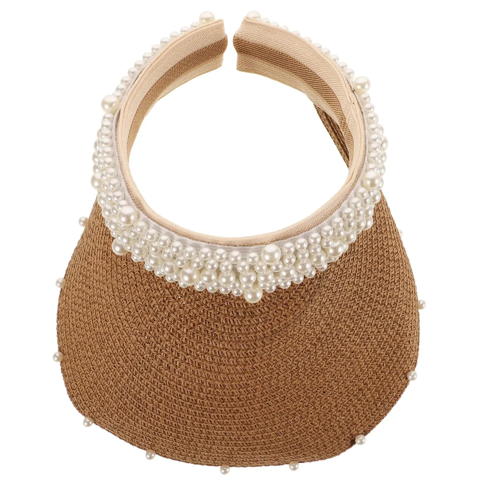 Women Beach Sun Protection Pearl Design Breathable Gardening Walking Outdoor Visor Summer
Women Beach Sun Protection Pearl Design Breathable Gardening Walking Outdoor Visor Summer
