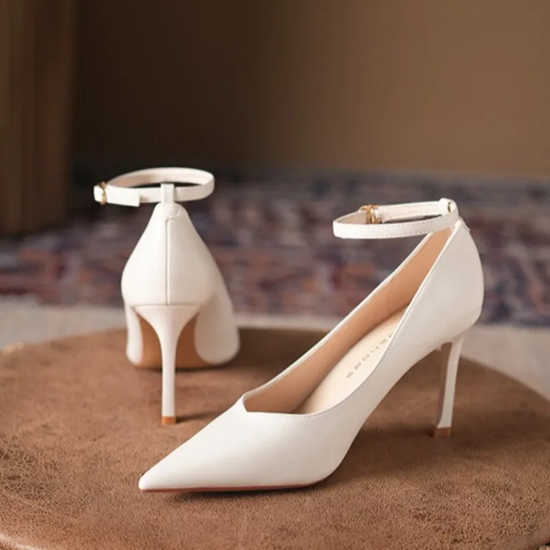 New Women's Shoes Fashion Classic Pointed Tip High Heels for Woman Elegant Banquet Wedding Shoes Designer Shoes Zapatos De Mujer
New Women's Shoes Fashion Classic Pointed Tip High Heels for Woman Elegant Banquet Wedding Shoes Designer Shoes Zapatos De Mujer