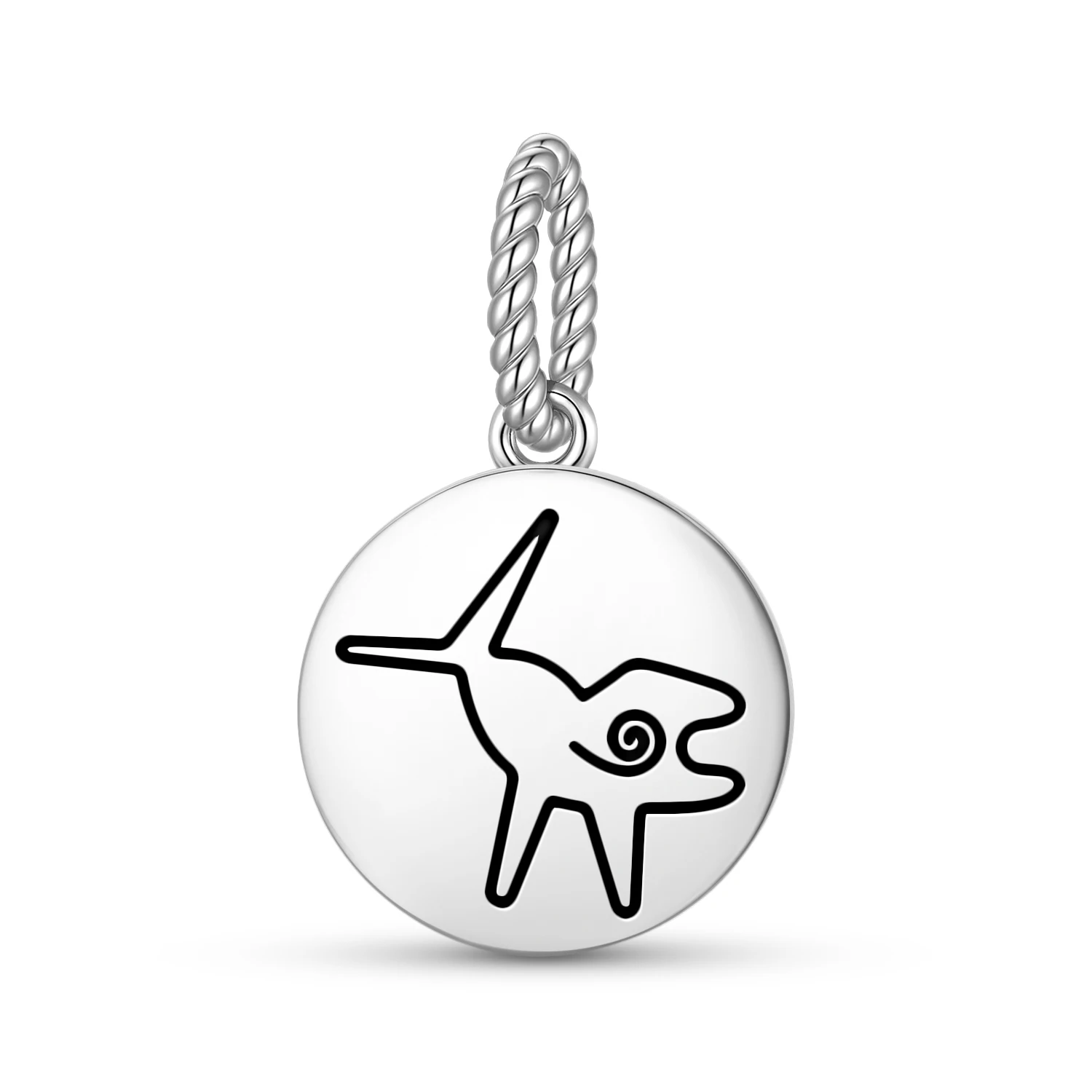 Nazca lines The Whale Pendant 925 Sterling Silver Symbol Charm Bead for Women Bracelet Necklace Jewelry Fashion
Nazca lines The Whale Pendant 925 Sterling Silver Symbol Charm Bead for Women Bracelet Necklace Jewelry Fashion
