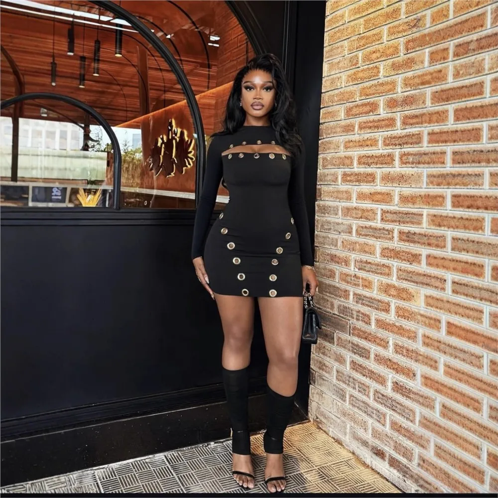 2026 Dresses For Ladies Vestidos Sexy Dress Woman Hot Girl Style Women's Clothing Slim Package Hip Solid Color Hollow Out Metal
2026 Dresses For Ladies Vestidos Sexy Dress Woman Hot Girl Style Women's Clothing Slim Package Hip Solid Color Hollow Out Metal