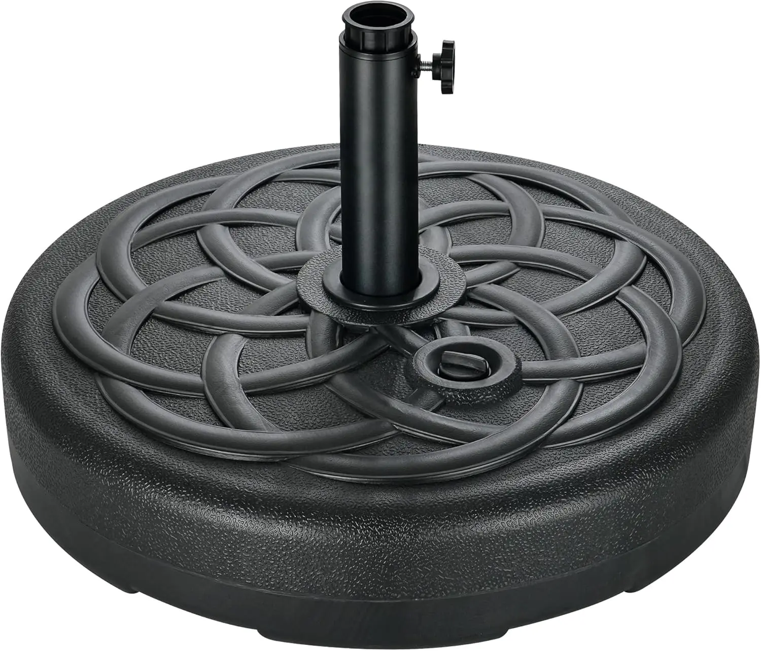 Patio Umbrella Base Stand - 112 lbs 22" Fillable Outdoor Umbrella Base, Water Filled Heavy Duty Base for Table Market Um
Patio Umbrella Base Stand - 112 lbs 22" Fillable Outdoor Umbrella Base, Water Filled Heavy Duty Base for Table Market Um