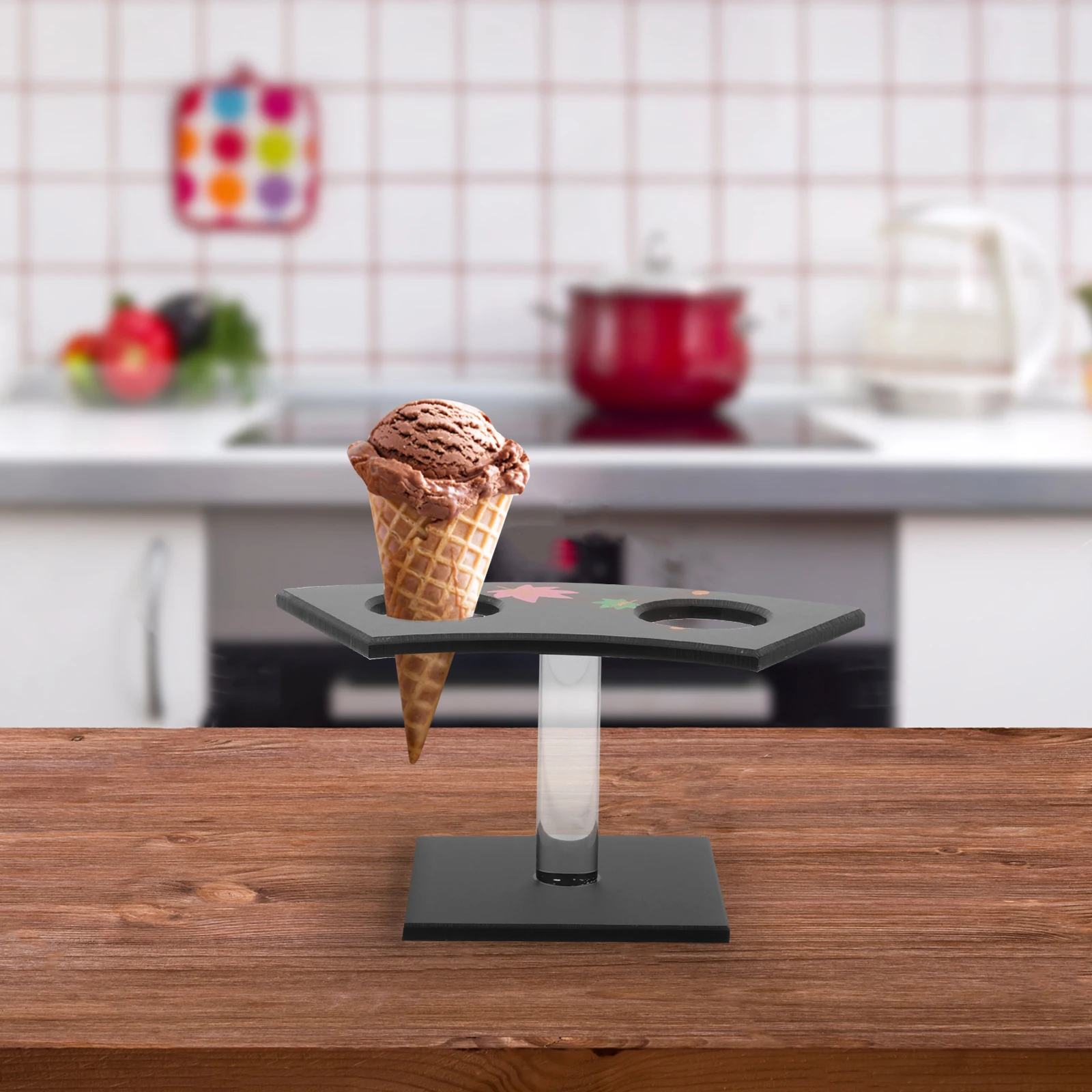 Dessert Display Stands Sushi Rack Cone Holder Ice Cream Cooking Food for Party Reusable Black
Dessert Display Stands Sushi Rack Cone Holder Ice Cream Cooking Food for Party Reusable Black