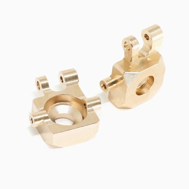2PCS Brass Steering Blocks Knuckle for 1/18 RC Model Crawler Car TRX4M OP Accessories Metal Upgrade Parts Kit
2PCS Brass Steering Blocks Knuckle for 1/18 RC Model Crawler Car TRX4M OP Accessories Metal Upgrade Parts Kit