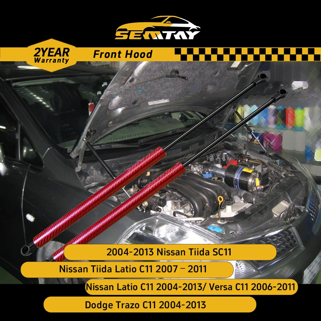 Стойки капота SEMTAY для Dodge Trazo C11/Nissan Latio C11 2004-2013, поддержка подъема капота, амортизаторы, автоаксессуары 
Стойки капота SEMTAY для Dodge Trazo C11/Nissan Latio C11 2004-2013, поддержка подъема капота, амортизаторы, автоаксессуары