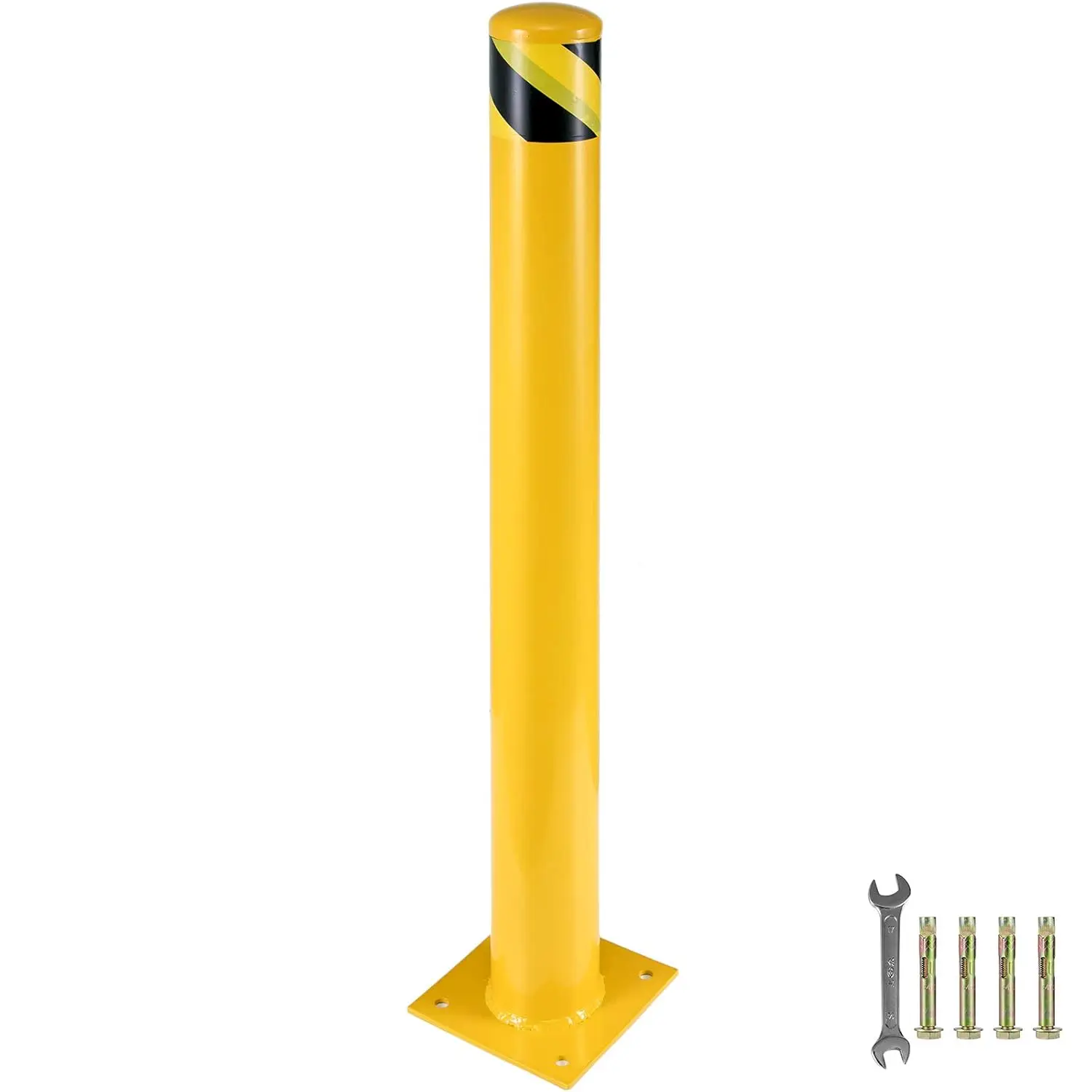 Safety Bollard 48-5.5, Safety Barrier Bollard 5-1/2" OD 48" Height, Yellow Powder Coat Pipe Steel Safety Barrier
Safety Bollard 48-5.5, Safety Barrier Bollard 5-1/2" OD 48" Height, Yellow Powder Coat Pipe Steel Safety Barrier