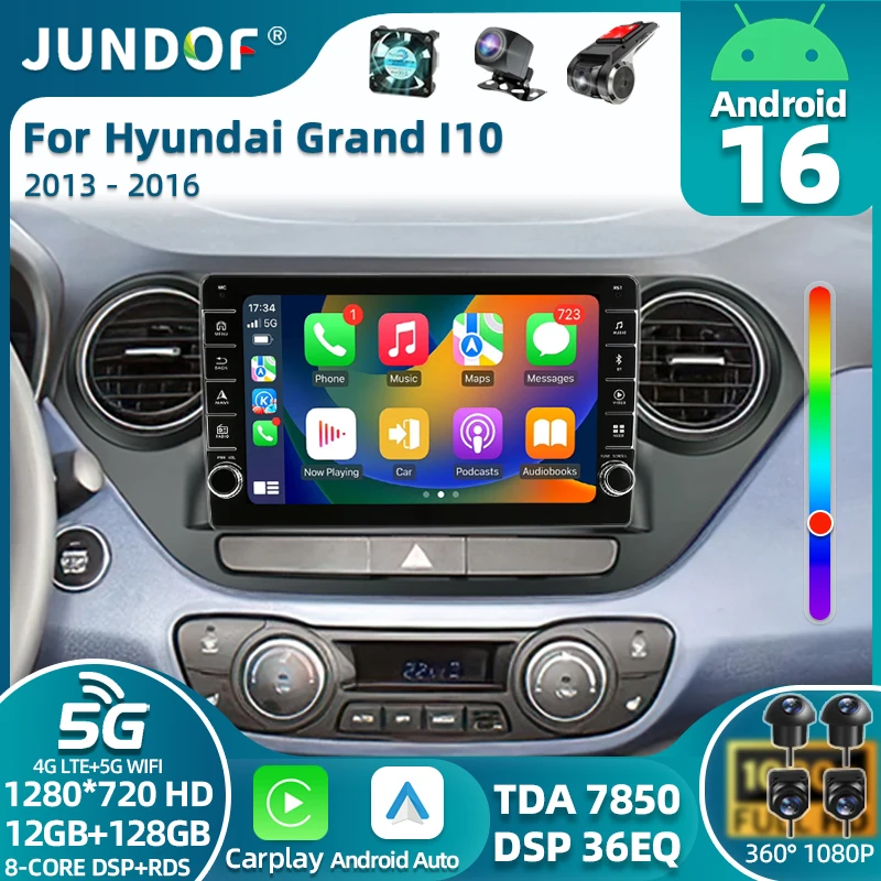 Car Radio For Hyundai Grand i10 i 10 2013 2014 2015 2016 2017 2018 Android 16 Carplay Auto Multimidia Video Player Head Unit BT
Car Radio For Hyundai Grand i10 i 10 2013 2014 2015 2016 2017 2018 Android 16 Carplay Auto Multimidia Video Player Head Unit BT