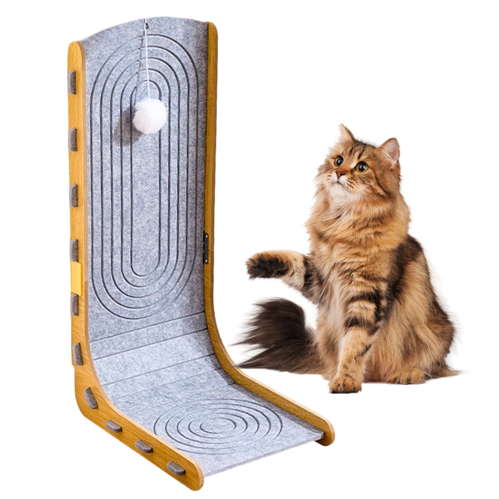 Когтеточка для кошек с шариком, L-образная, для дивана и стены (Модель 1)
Когтеточка для кошек с шариком, L-образная, для дивана и стены (Модель 1)