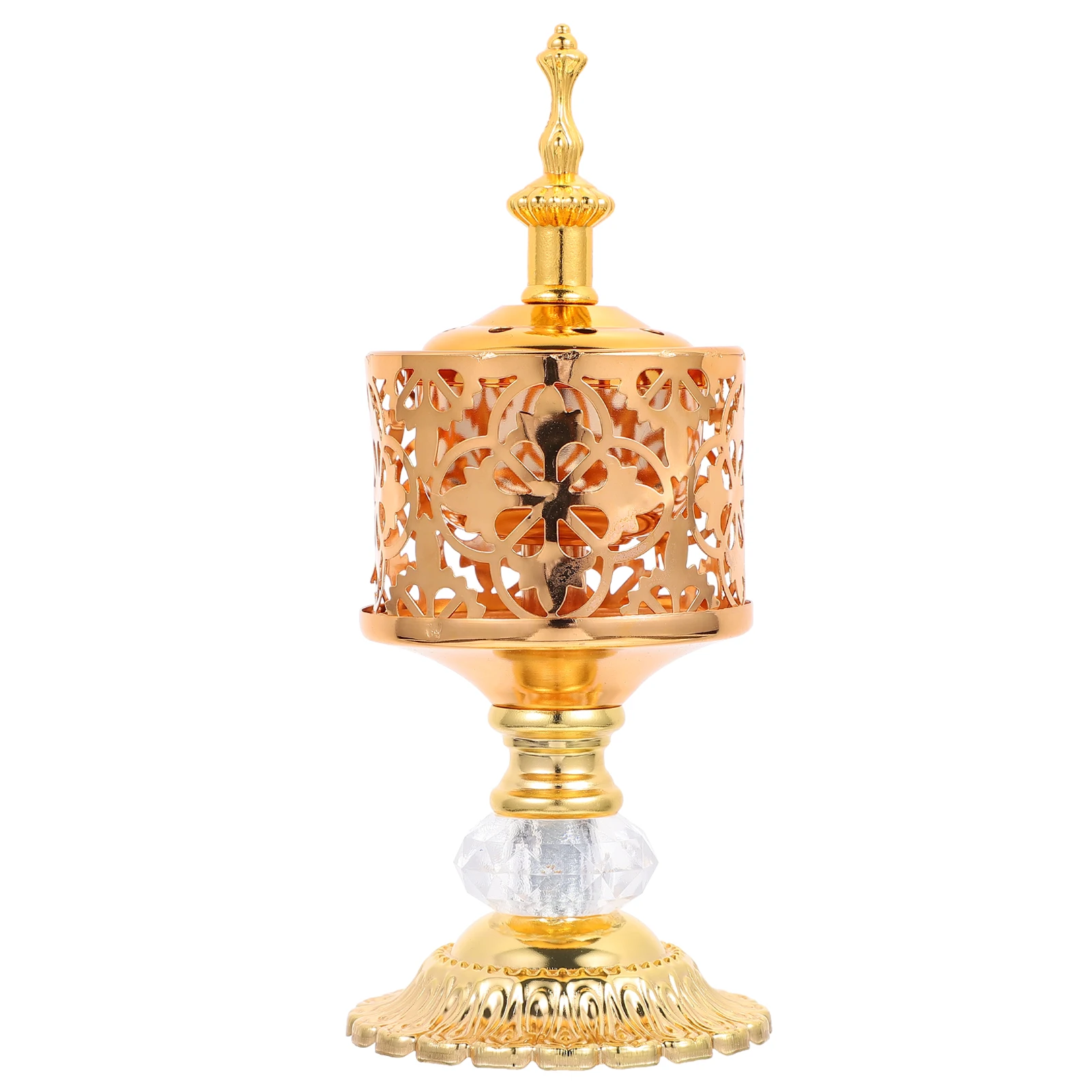 Iron Incense Burner Decorative Home European Style Golden Festival Office Middle East Lace Aroma Purifier Stress Relief Sleep
Iron Incense Burner Decorative Home European Style Golden Festival Office Middle East Lace Aroma Purifier Stress Relief Sleep